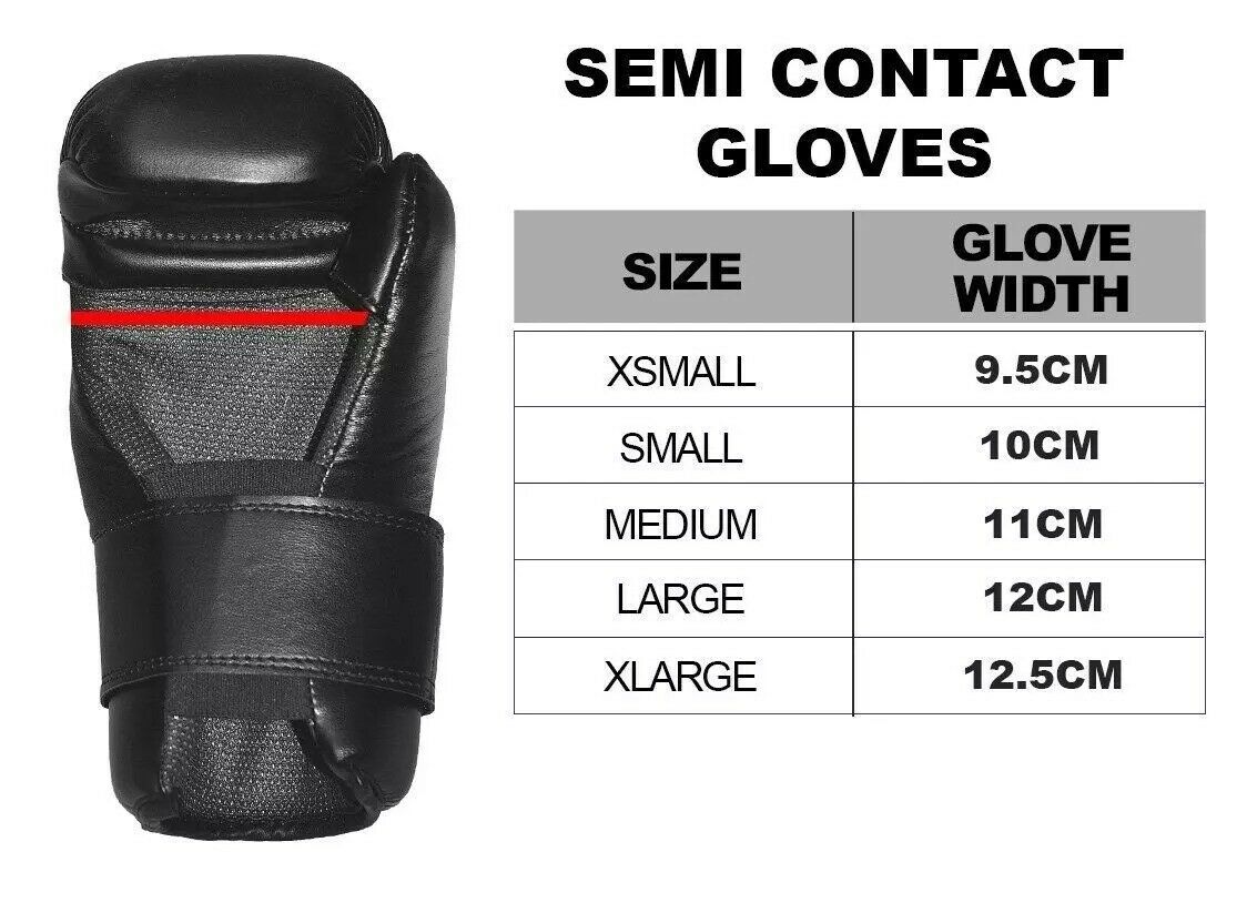 adidas Karate Mitts Semi Contact Gloves Taekwondo Black - Budo Online