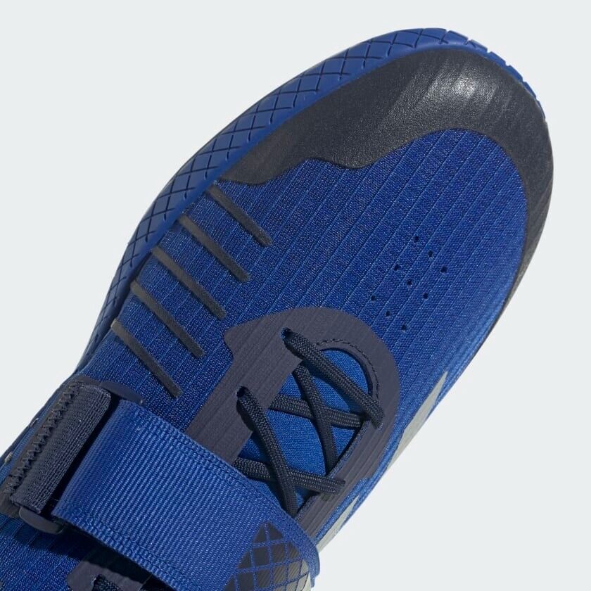 adidas The Total Weightlifting Shoes Deadlift Blue Gym Trainers