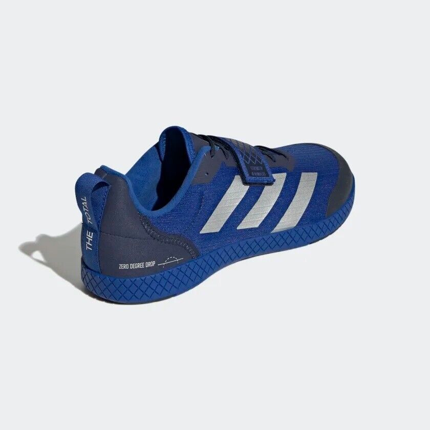 adidas The Total Weightlifting Shoes Deadlift Blue Gym Trainers