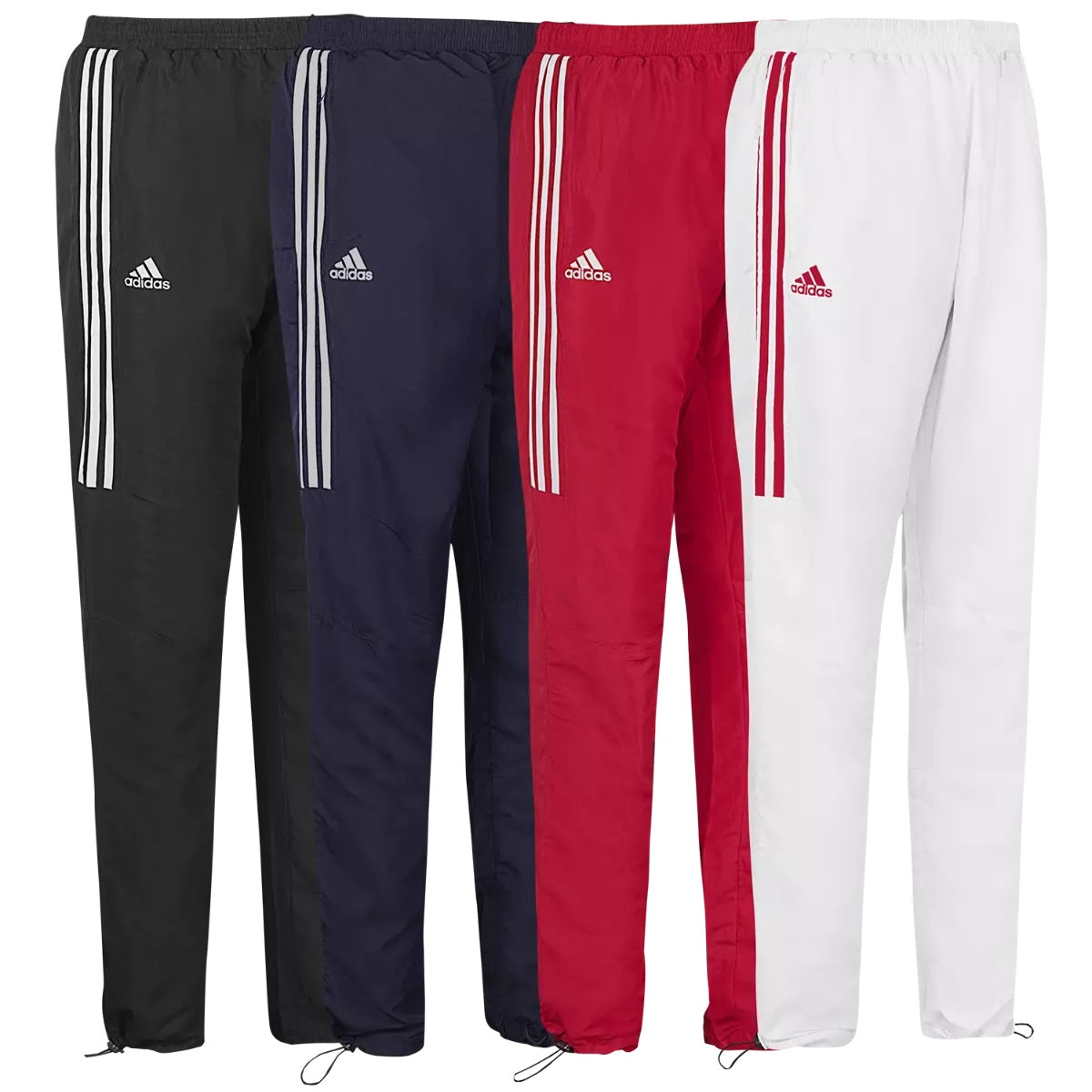 adidas Tracksuit Bottoms Adults & Kids Martial Arts Zip Pockets