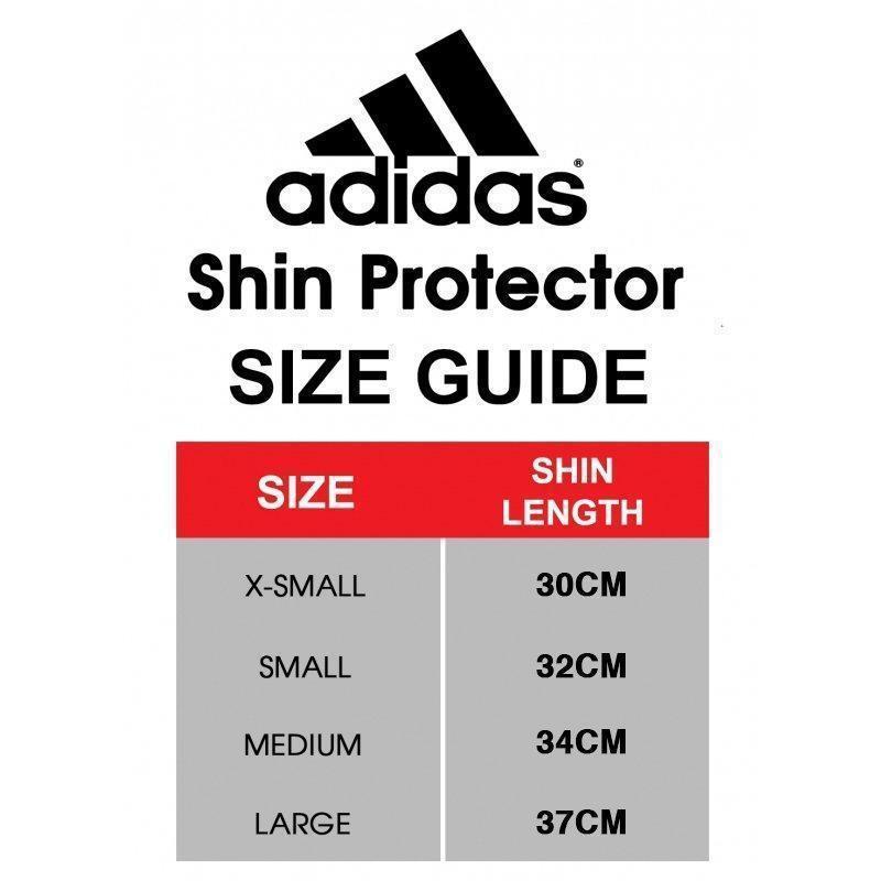 adidas WT Approved Taekwondo Shin Guards White Protective Pads