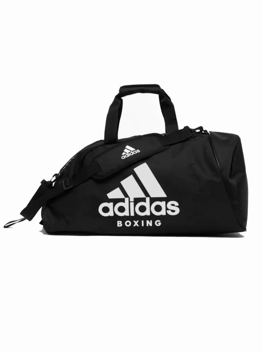 adidas 2 in 1 Boxing Holdall Bag Black White - Budo Online