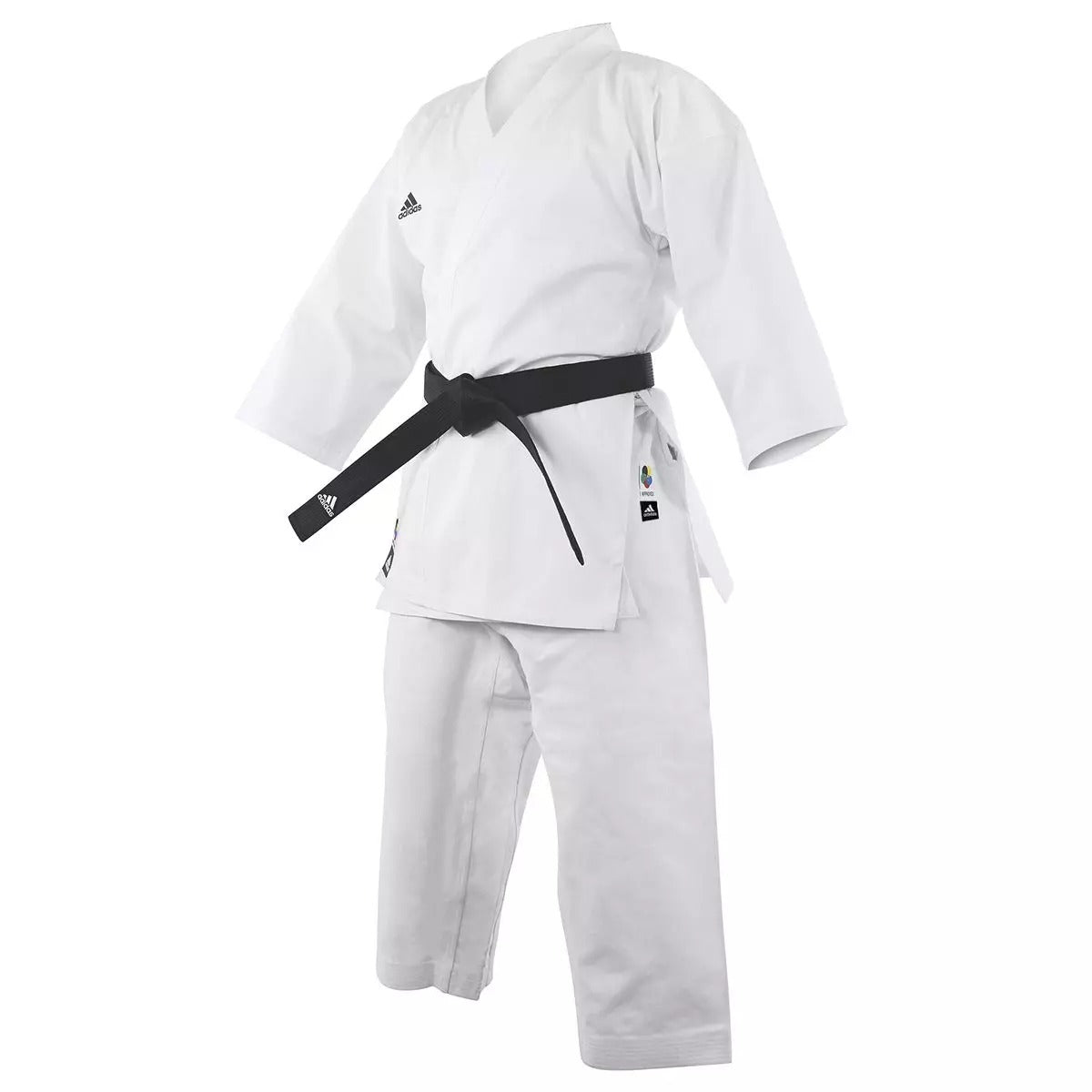 adidas Kids Karate Gi WKF Club Suit 8oz Polycotton White