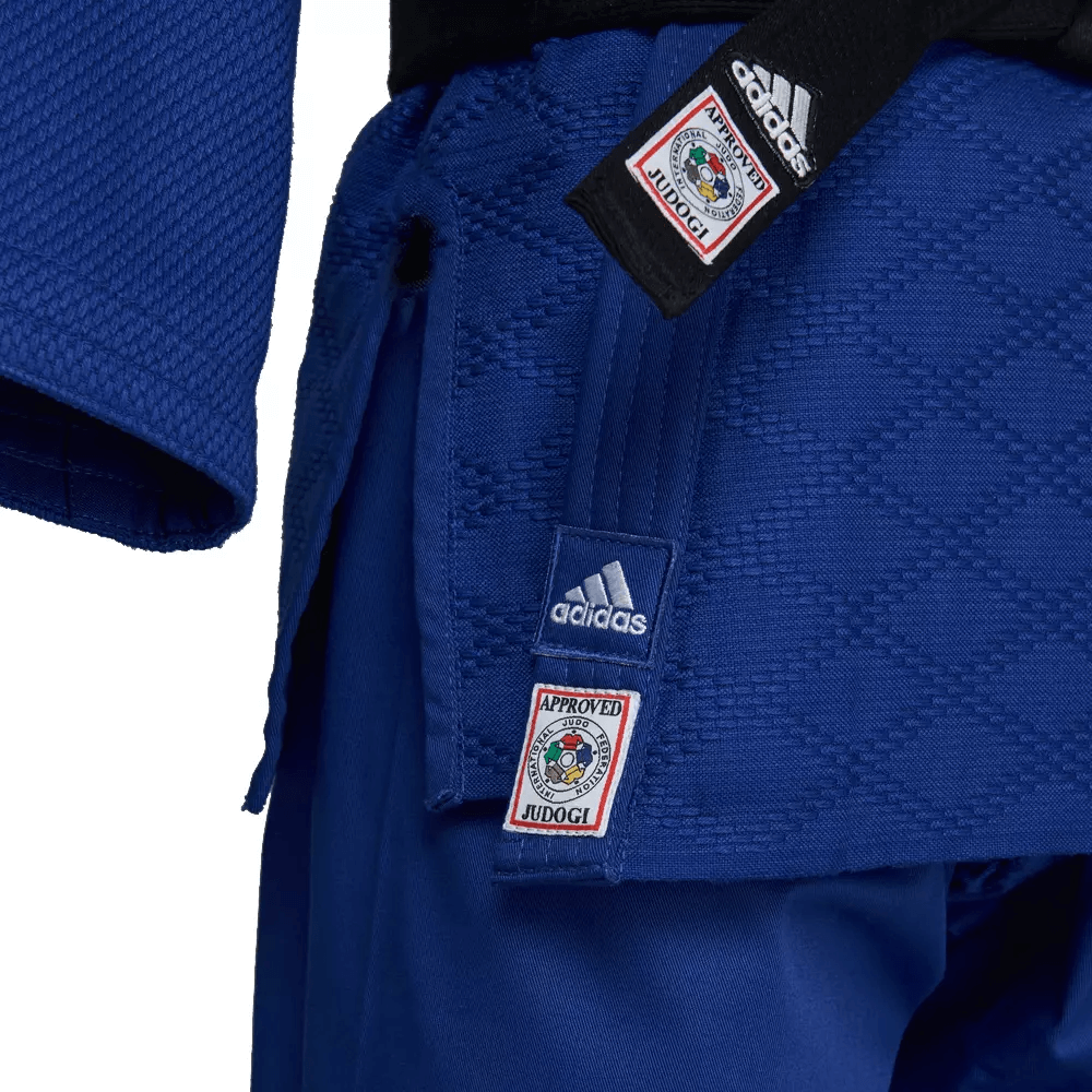 Gi Top Pattern adidas Champion III IJF JACKET Judo Red Label Heavyweight Gi Top – Budo ...