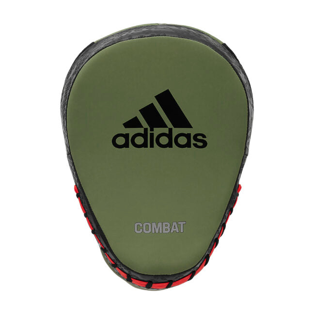 adidas Combat 50 Boxing Focus Mitts Hook & Jab Pads Green - Budo Online