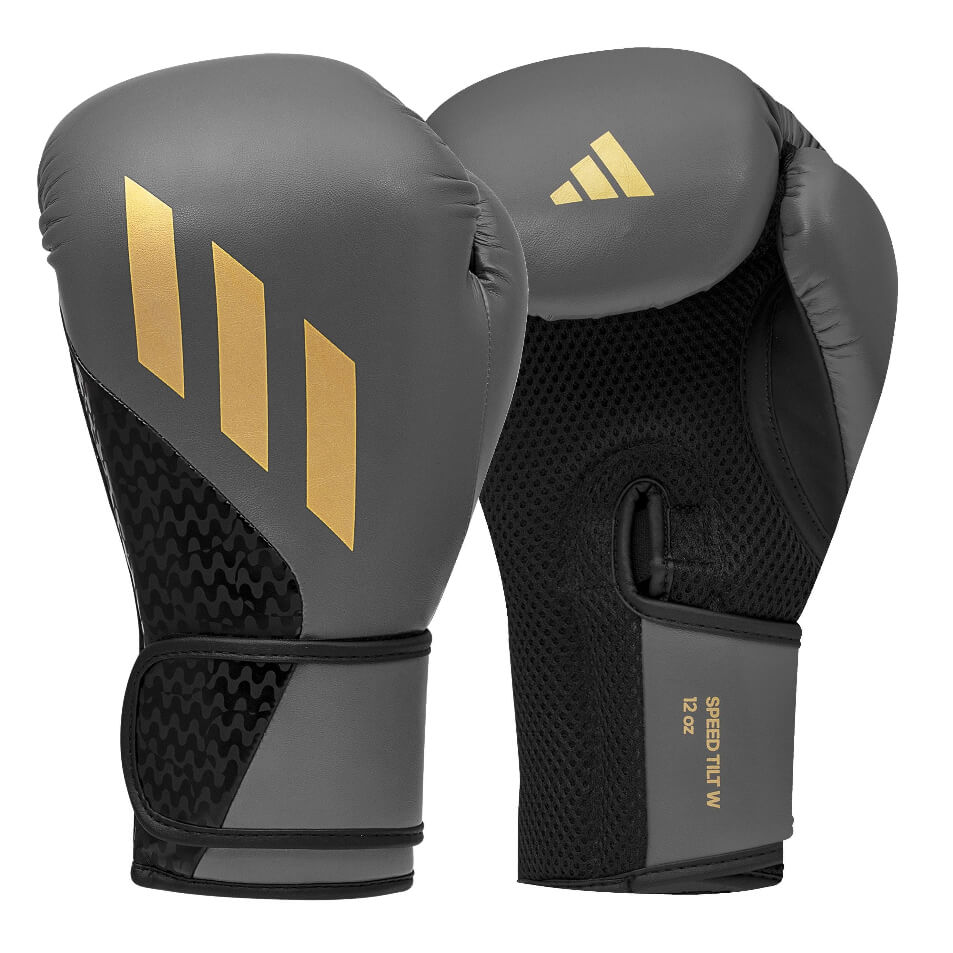 adidas Boxing Gift Set Speed Tilt 200 Gloves Wraps Skipping Rope Bag.