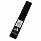 adidas IJF Approved Judo Black Belt Cotton 45mm Width