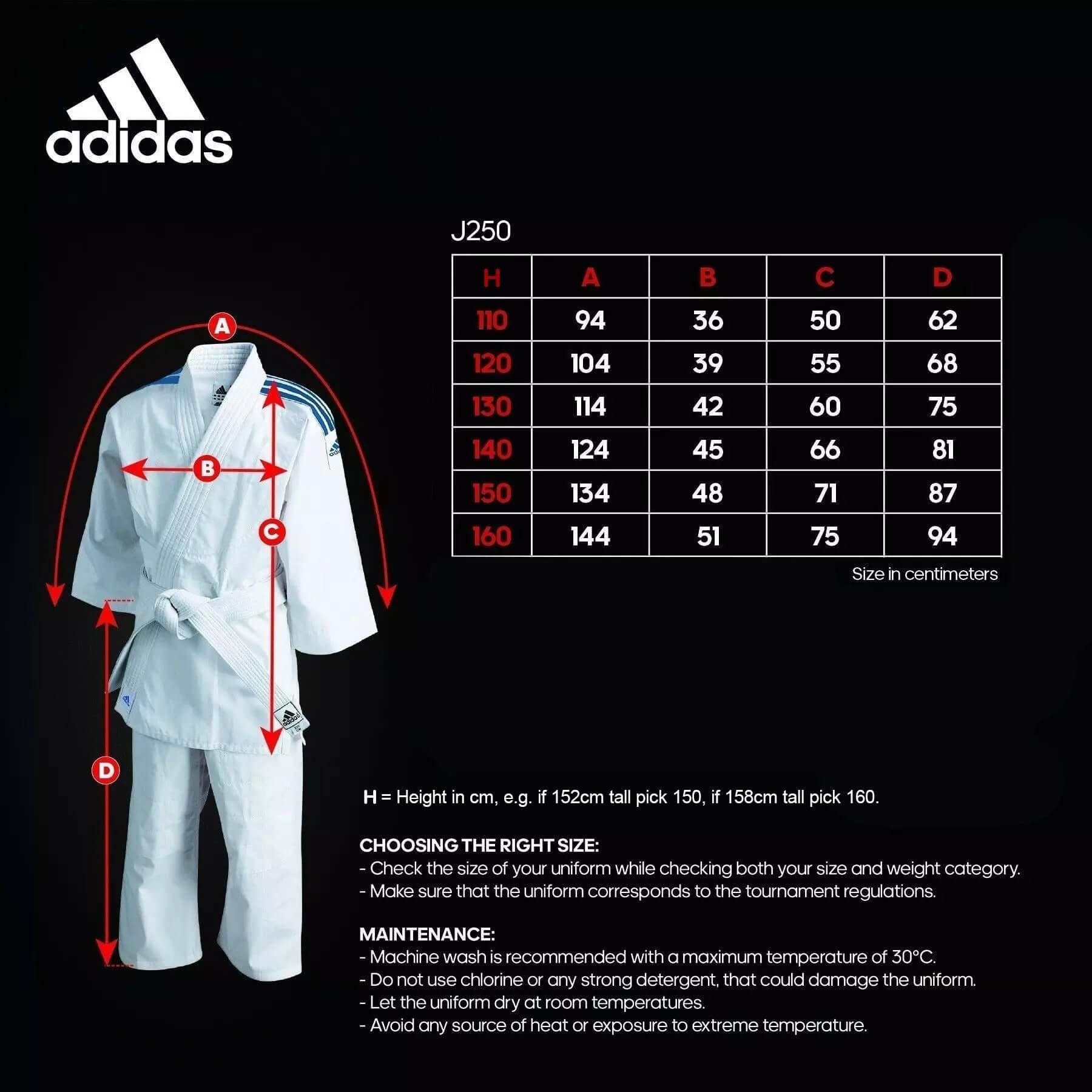 adidas J250 Kids Judo Uniform Gi 9oz Suit White Belt – Budo Online
