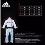 adidas Adi-Zero Kumite WKF Karate Gi Ultra Light Stripes