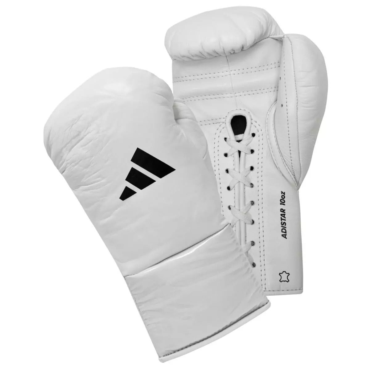 adidas AdiStar 3.0 Leather Pro Boxing Gloves BBBC Approved Metallic