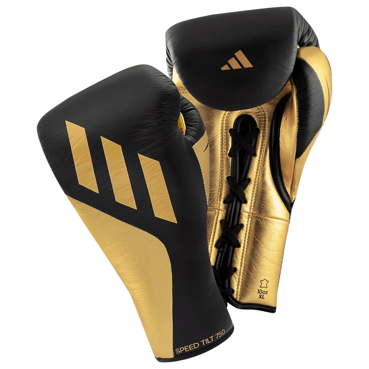 adidas Speed Tilt 750 Pro Lace Leather Boxing Gloves BBBC Approved