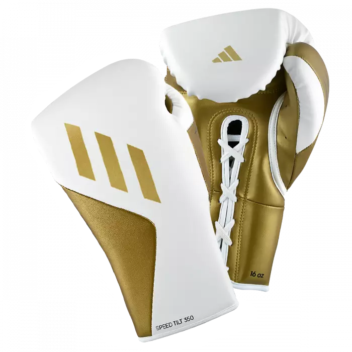 adidas Tilt 350 Pro Lace Boxing Gloves Cactus Leather