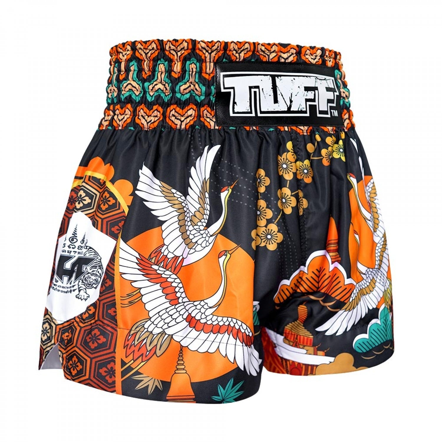 TUFF Mens Muay Thai Shorts Autumn Sunray - Budo Online