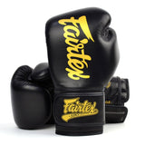 Fairtex Super Sparring Muay Thai Boxing Gloves BGV18 Black 20oz.