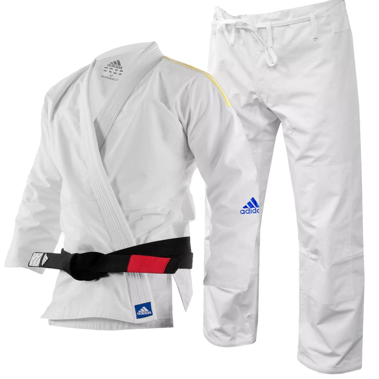 adidas Kids BJJ Gi Response White Jiu Jitsu Suit