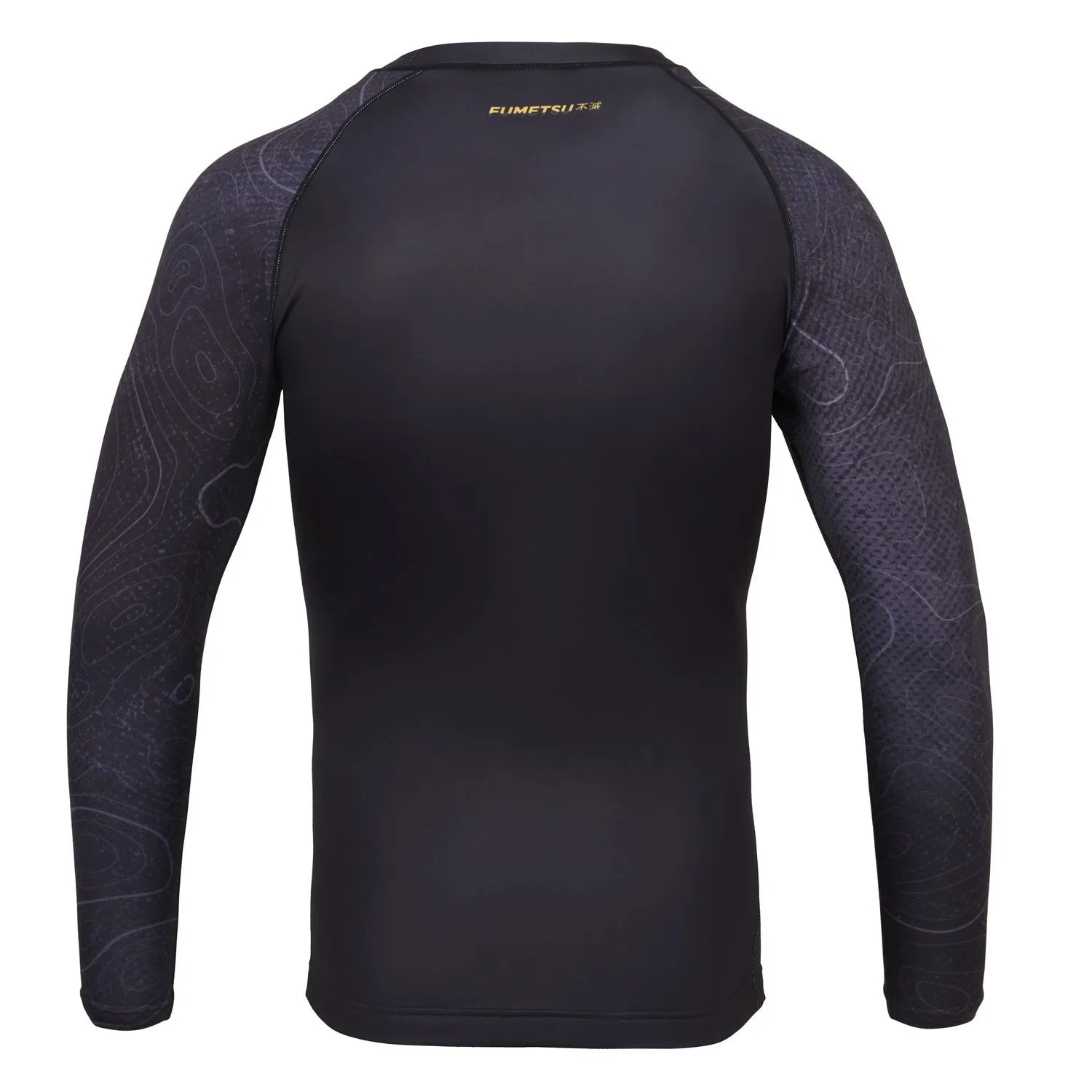 Fumetsu Arc Long Sleeve BJJ Rash Guard MMA Black