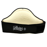 Fairtex BPV1 Standard Leather Belly Pad - Black.
