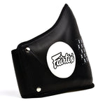 Fairtex BPV1 Standard Leather Belly Pad - Black.