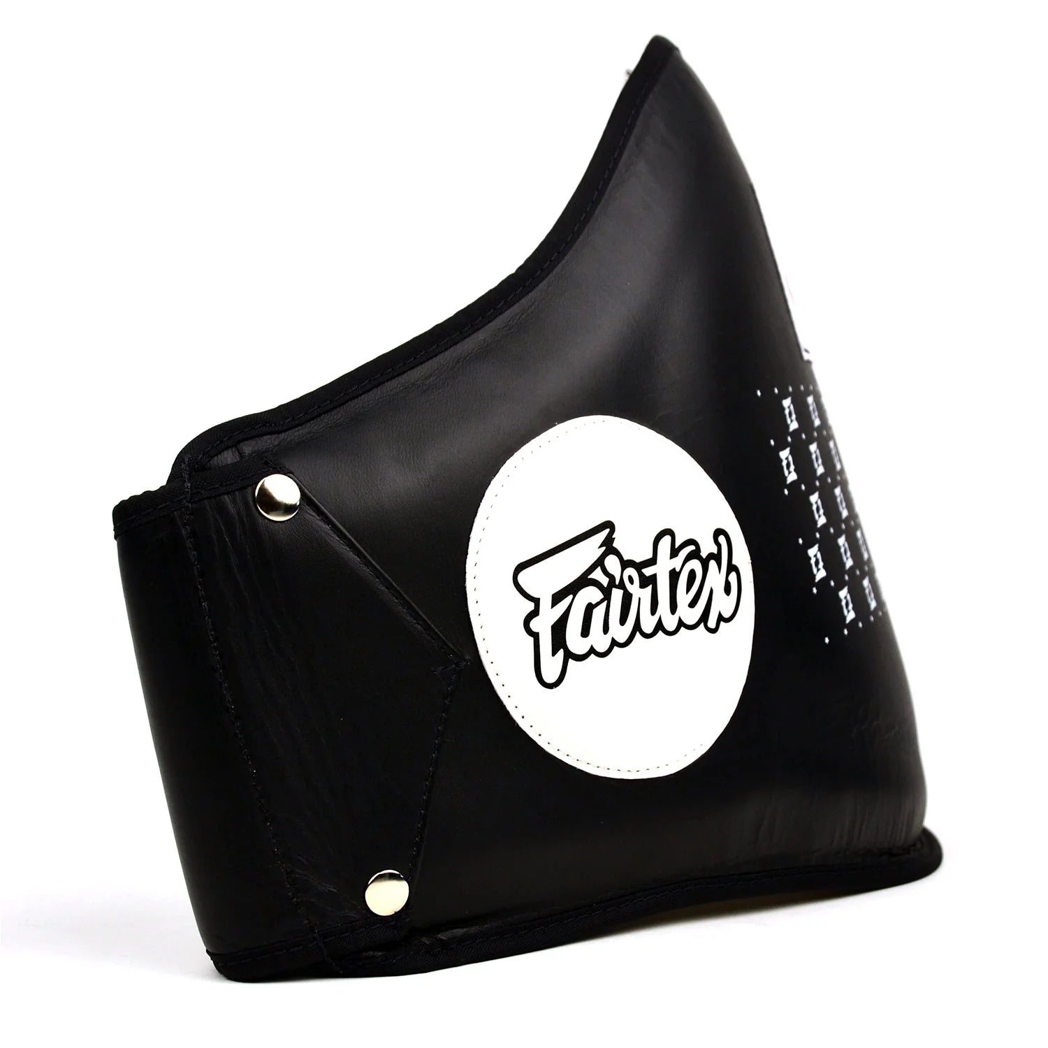 Fairtex BPV1 Standard Leather Belly Pad - Black.