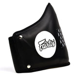 Fairtex BPV1 Standard Leather Belly Pad - Black.