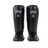 Fairtex SPK9 Kids Muay Thai Shin Guards Kickboxing MMA Black Blue Red
