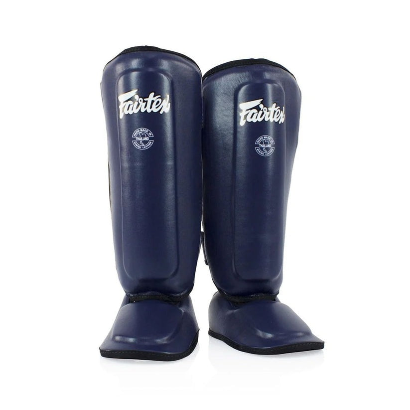 Fairtex SPK9 Kids Muay Thai Shin Guards Kickboxing MMA Black Blue Red