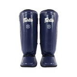 Fairtex SPK9 Kids Muay Thai Shin Guards Kickboxing MMA Black Blue Red