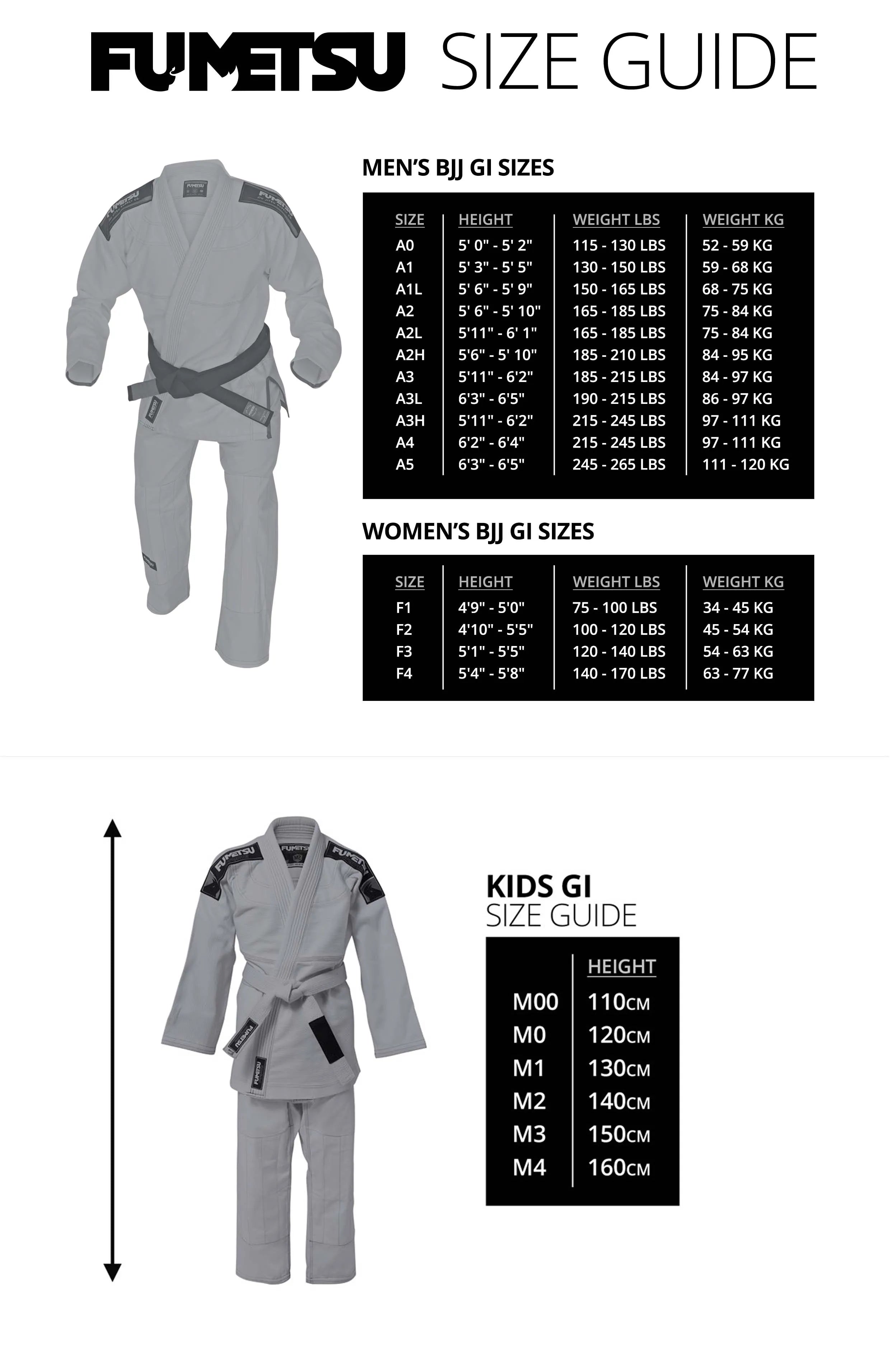 Fumetsu Waves Mens BJJ Gi White