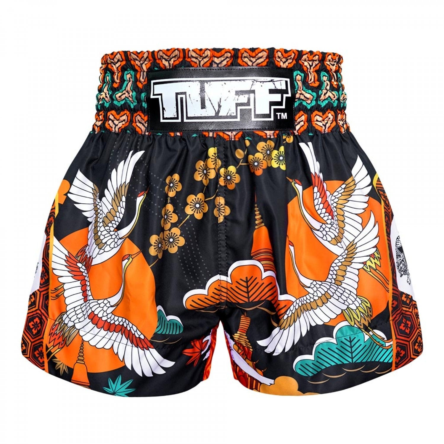 TUFF Mens Muay Thai Shorts Autumn Sunray - Budo Online