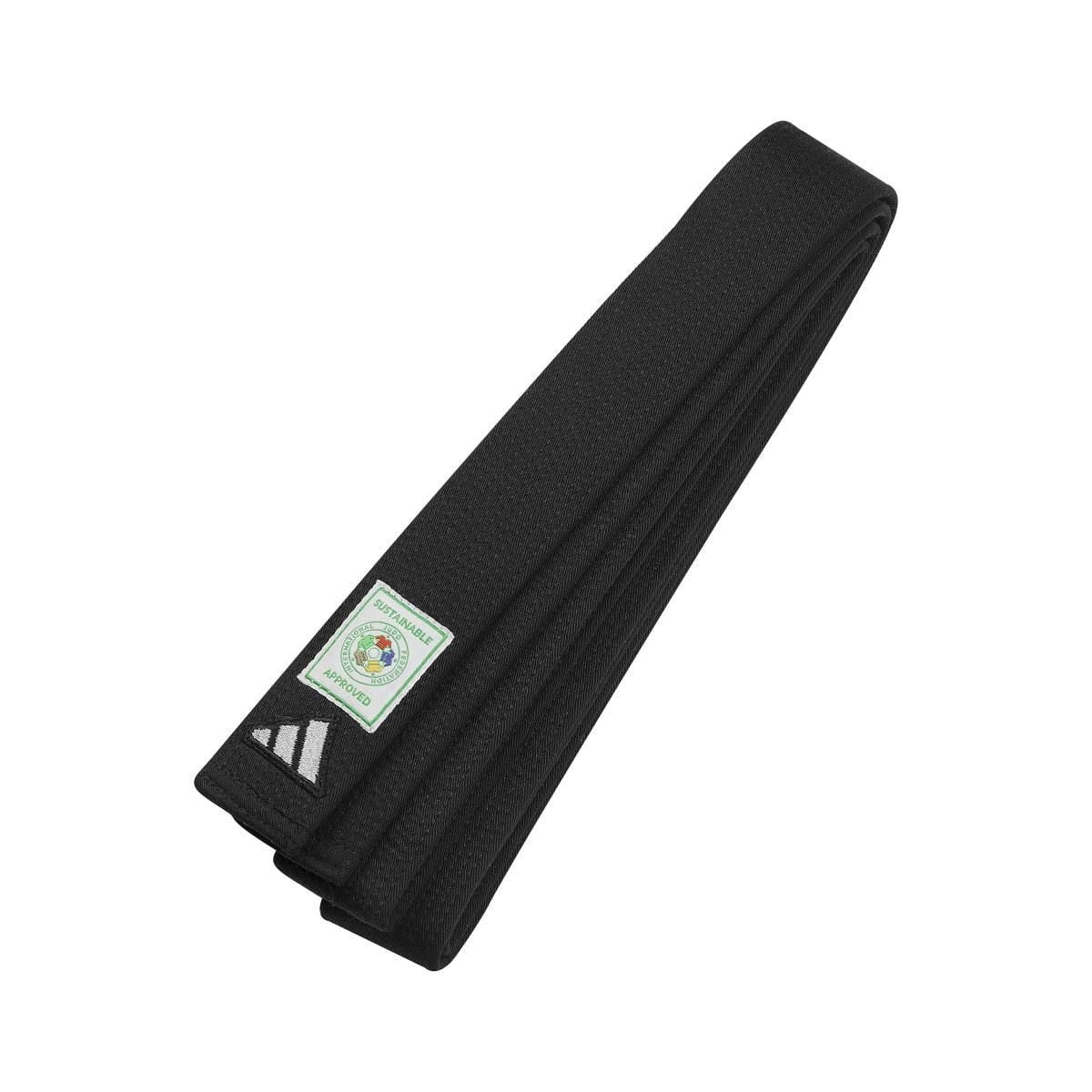 adidas IJF Approved Judo Black Belt Cotton 45mm Width