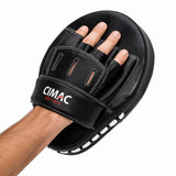 Cimac Curved Focus Mitts Boxing 10 Black Hook Jab Pads