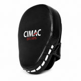 Cimac Curved Focus Mitts Boxing 10 Black Hook Jab Pads