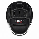 Cimac Curved Focus Mitts Boxing 10 Black Hook Jab Pads