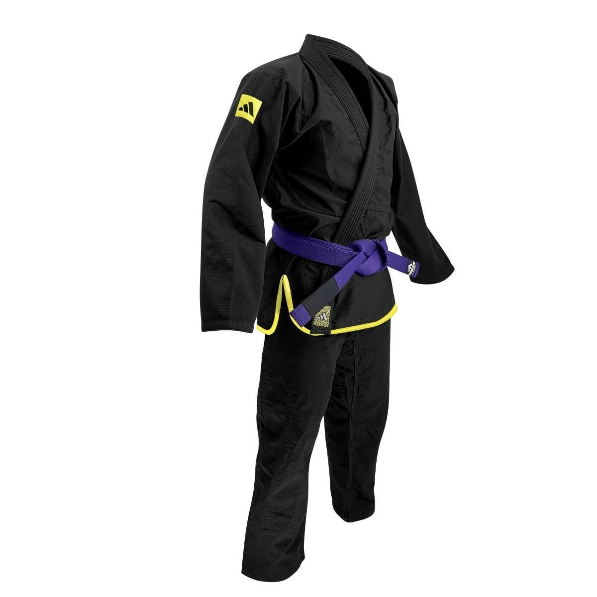 adidas Response BJJ Gi Black Blue Jiu-Jitsu Suit