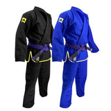 adidas Response BJJ Gi Black Blue Jiu-Jitsu Suit