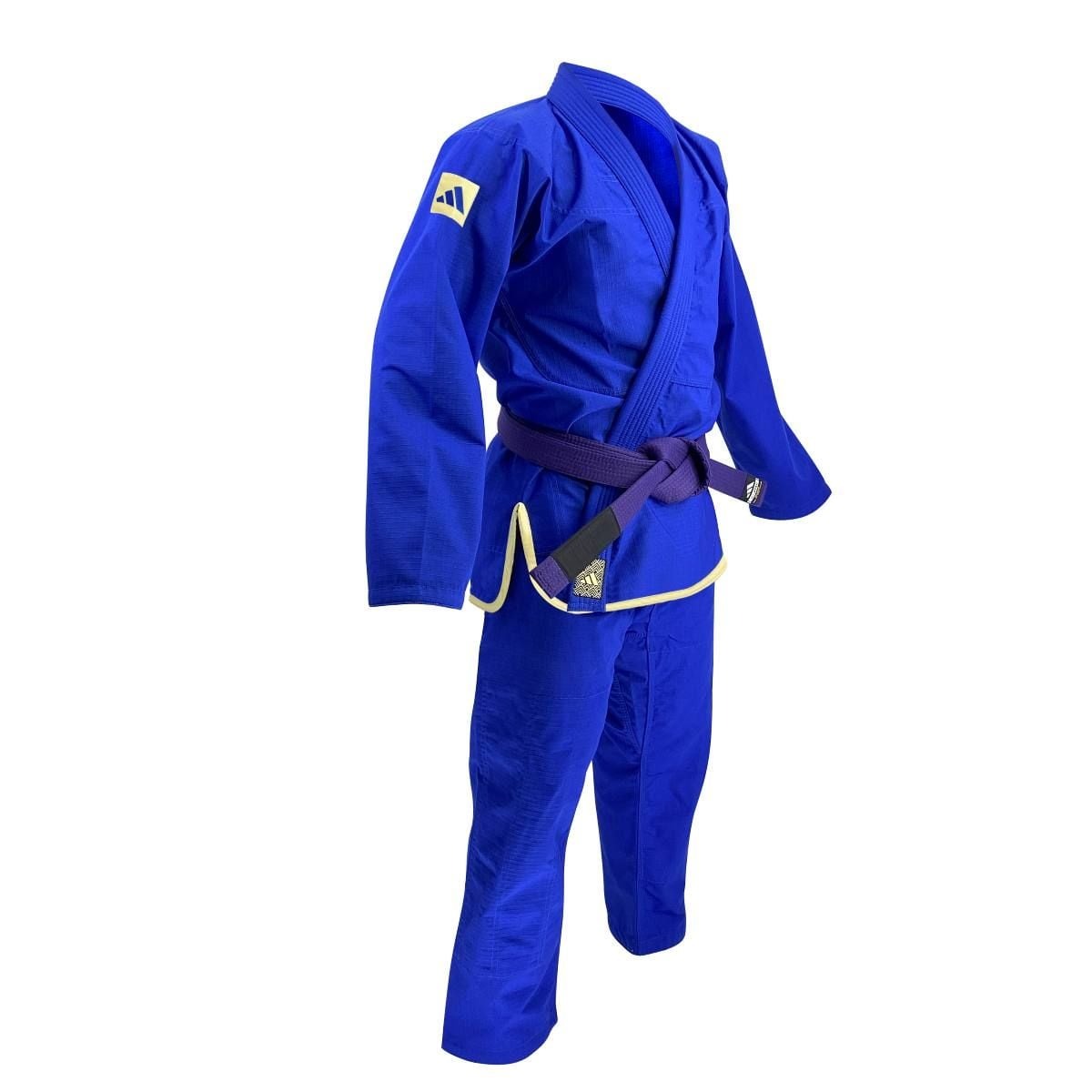 adidas Response BJJ Gi Black Blue Jiu-Jitsu Suit