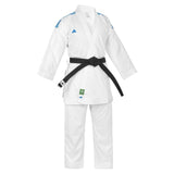 adidas Adi-Zero Karate Suit WKF Approved Kumite Gi Red & Blue Uniform Set