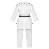 adidas Adi-Zero Karate Suit WKF Approved Kumite Gi Red & Blue Uniform Set