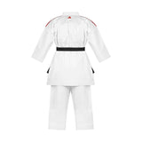 adidas WKF 14oz Karate Uniform Japanese Cut Kata Tournament Gi Red Blue Suit Set