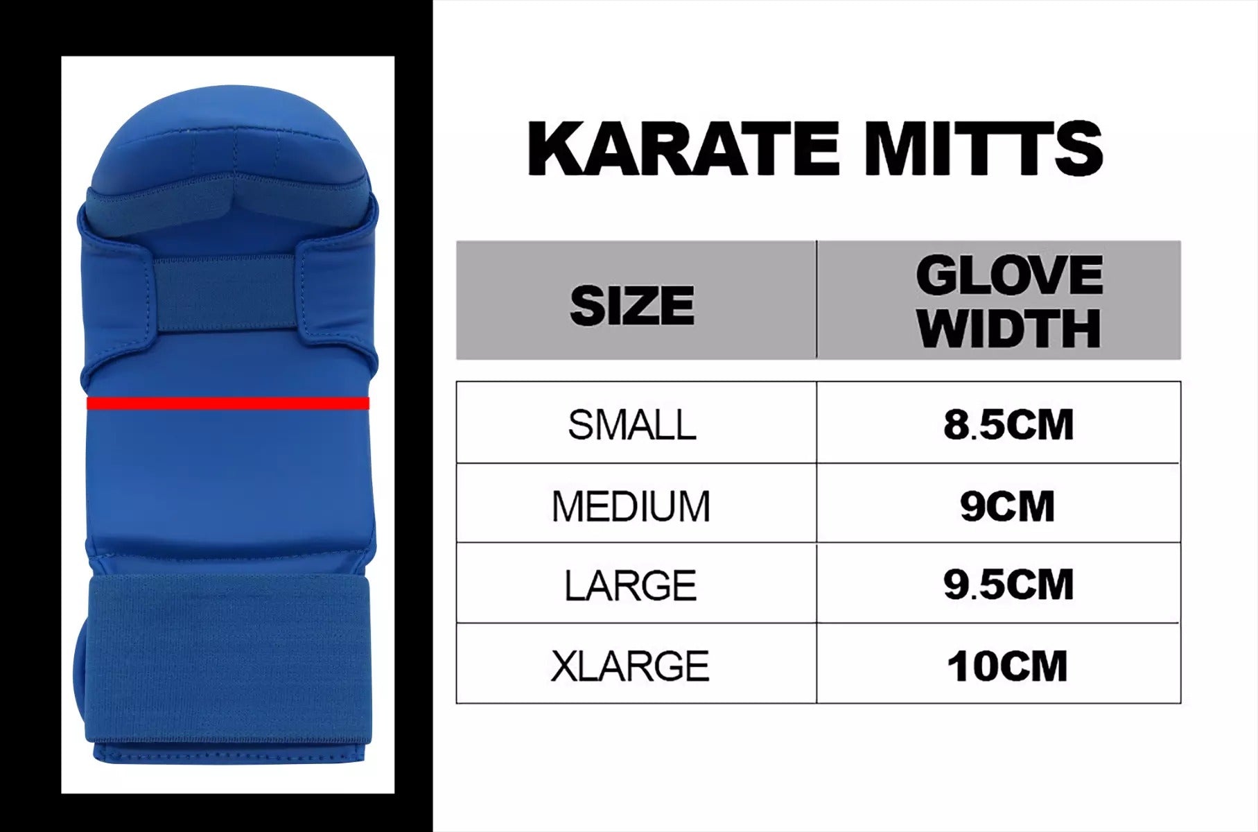adidas Karate Mitts WKF Competition Gloves With Thumb