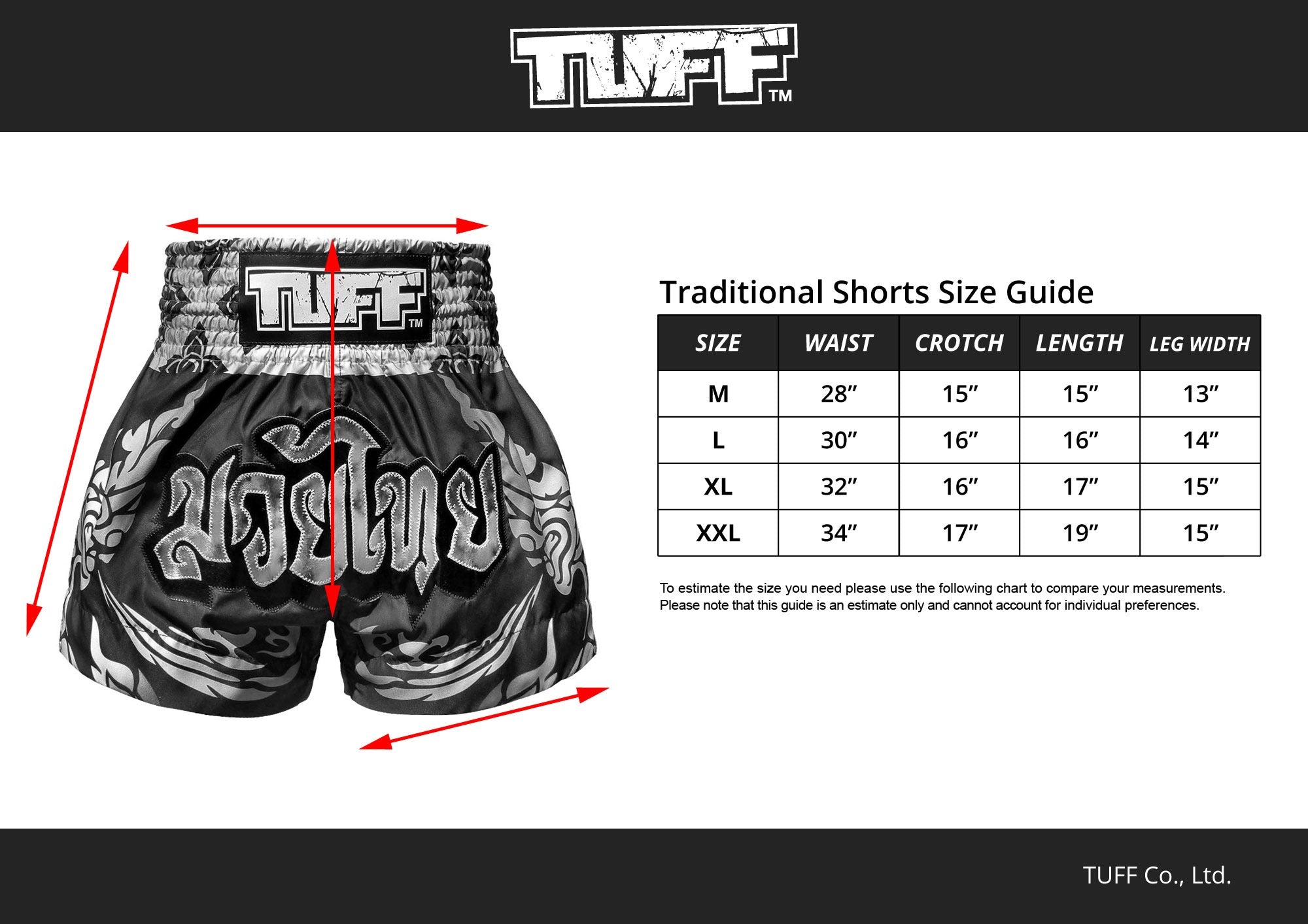 TUFF Muay Thai Shorts Eye Scream MS681