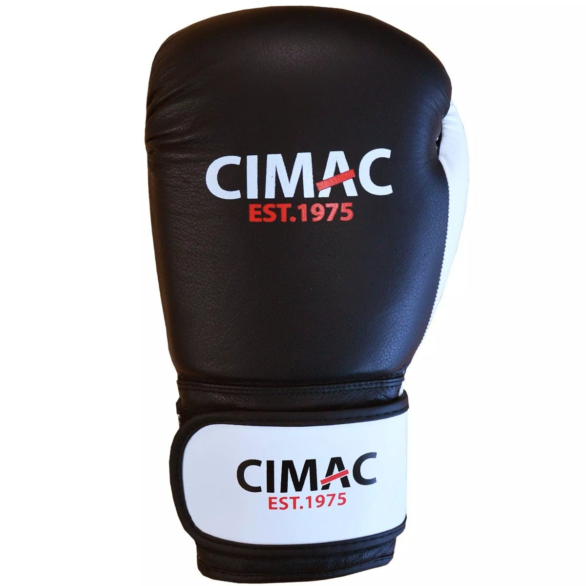 Cimac Leather Boxing Gloves Kickboxing Black