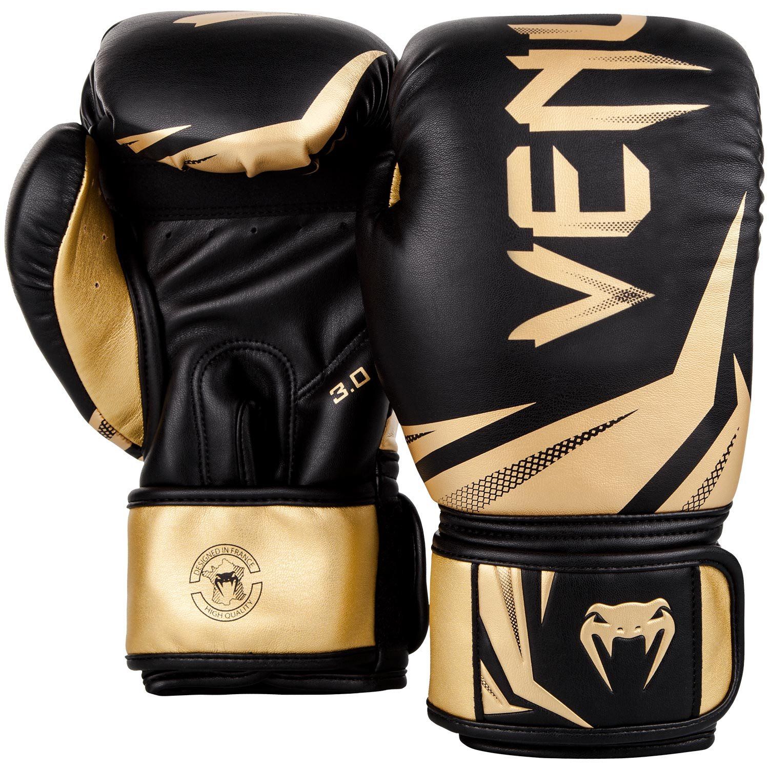 Venum Boxing Gloves Challenger 3.0 - Black/Gold - Budo Online