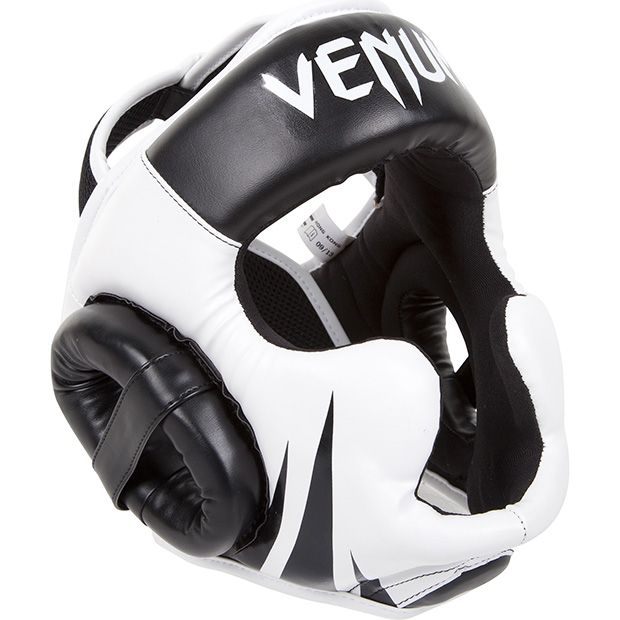 Venum Challenger 2.0 Head Guard Black & White - Budo Online