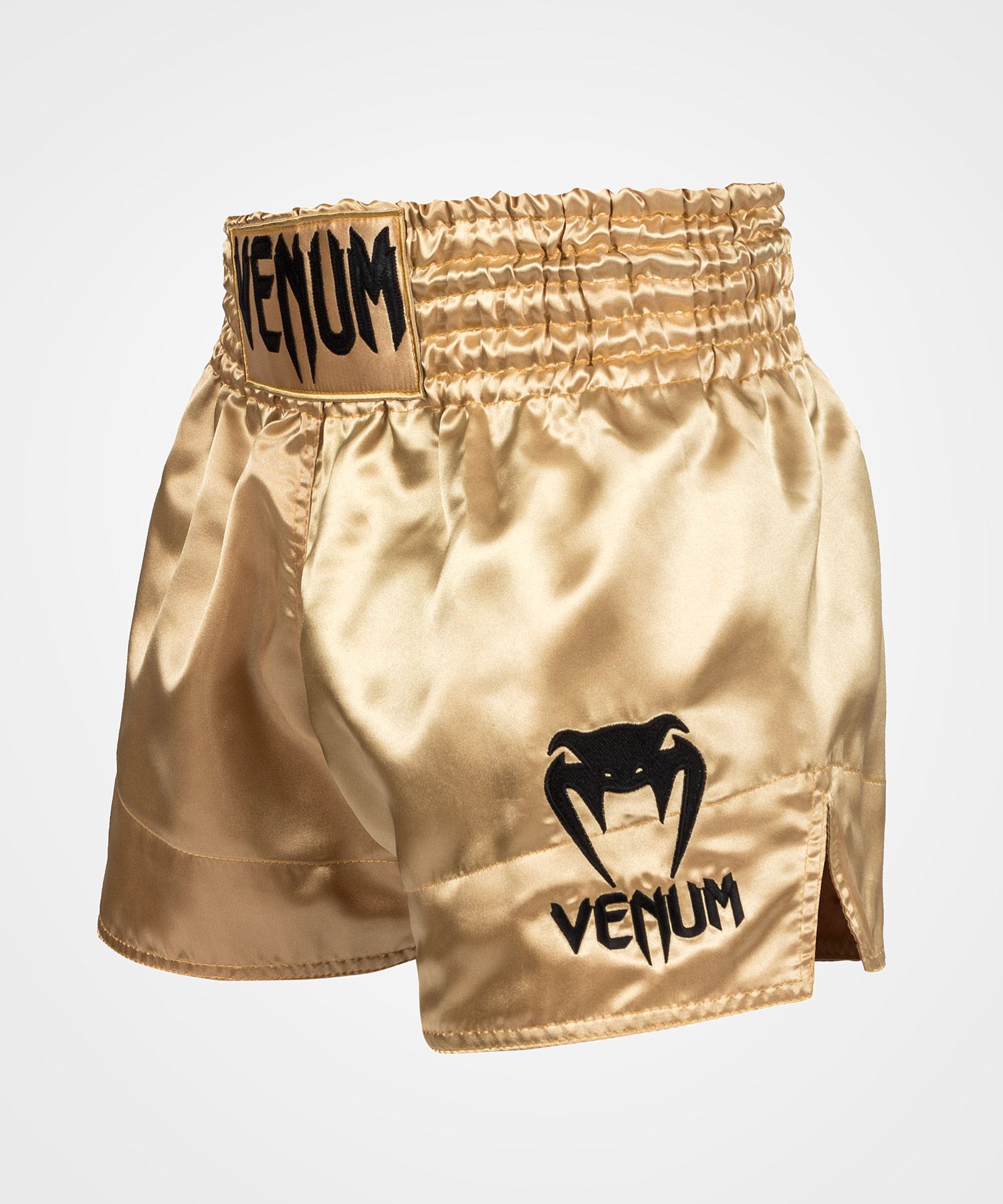 Venum Gold Mens Muay Thai Shorts Classic - Budo Online