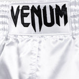 Venum White Mens Muay Thai Shorts Classic