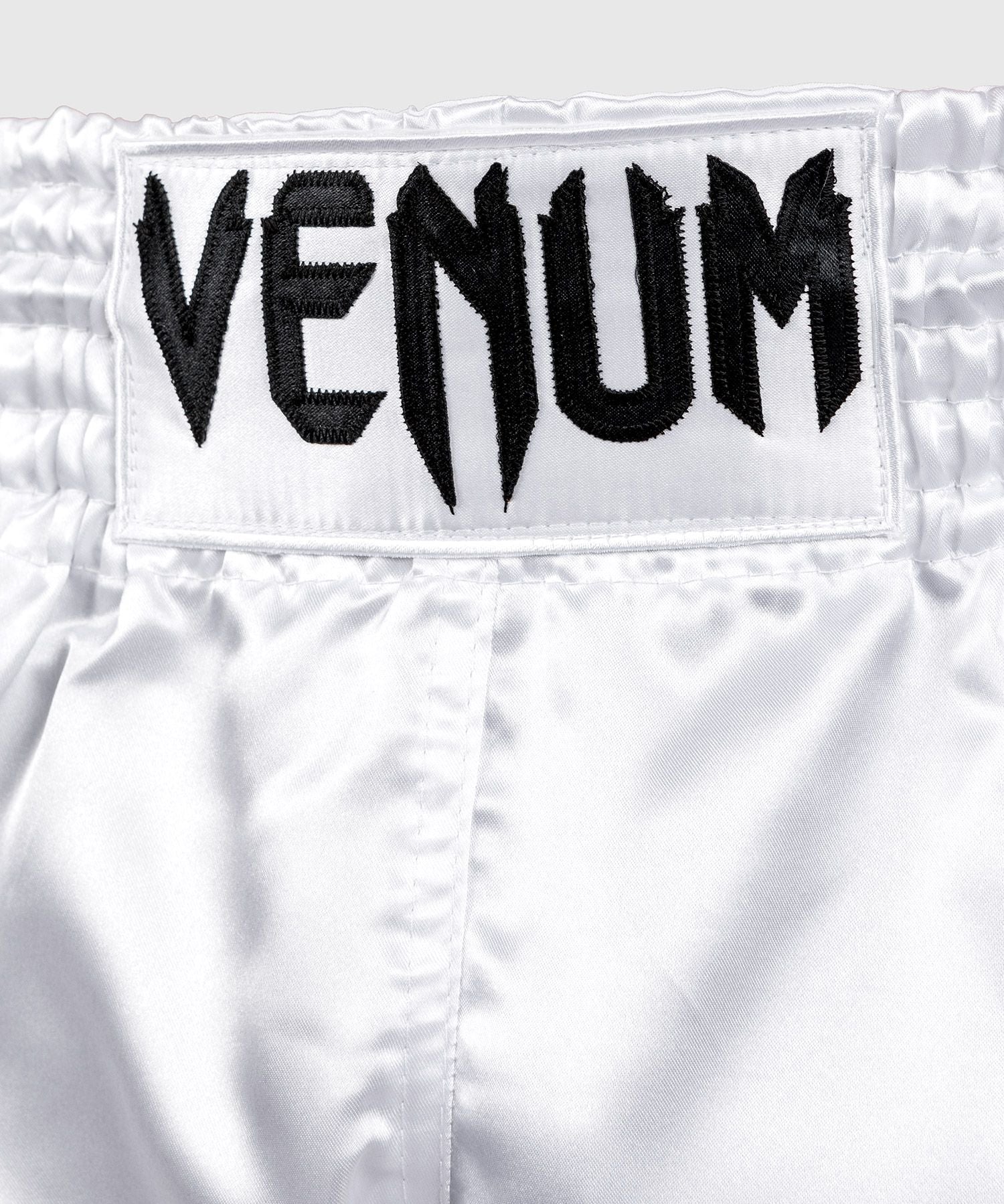 Venum White Mens Muay Thai Shorts Classic