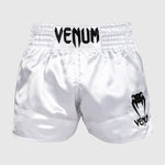 Venum White Mens Muay Thai Shorts Classic