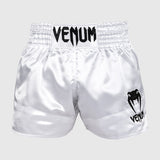 Venum White Mens Muay Thai Shorts Classic