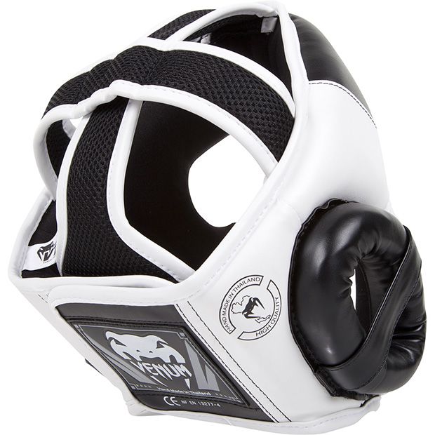 Venum Challenger 2.0 Head Guard Black & White - Budo Online
